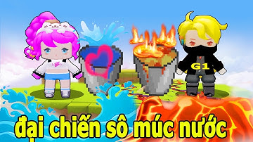 ONE VÀ NOOB YETI ĐẠI CHIẾN SÔ LAVA KIM CƯƠNG VÀ SÔ NƯỚC TÌNH YÊU TRONG MINIWORLD