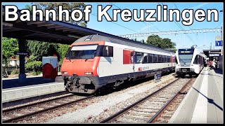 Railway Station Kreuzlingen, Switzerland / Bahnhof Kreuzlingen, Kanton Thurgau, Schweiz