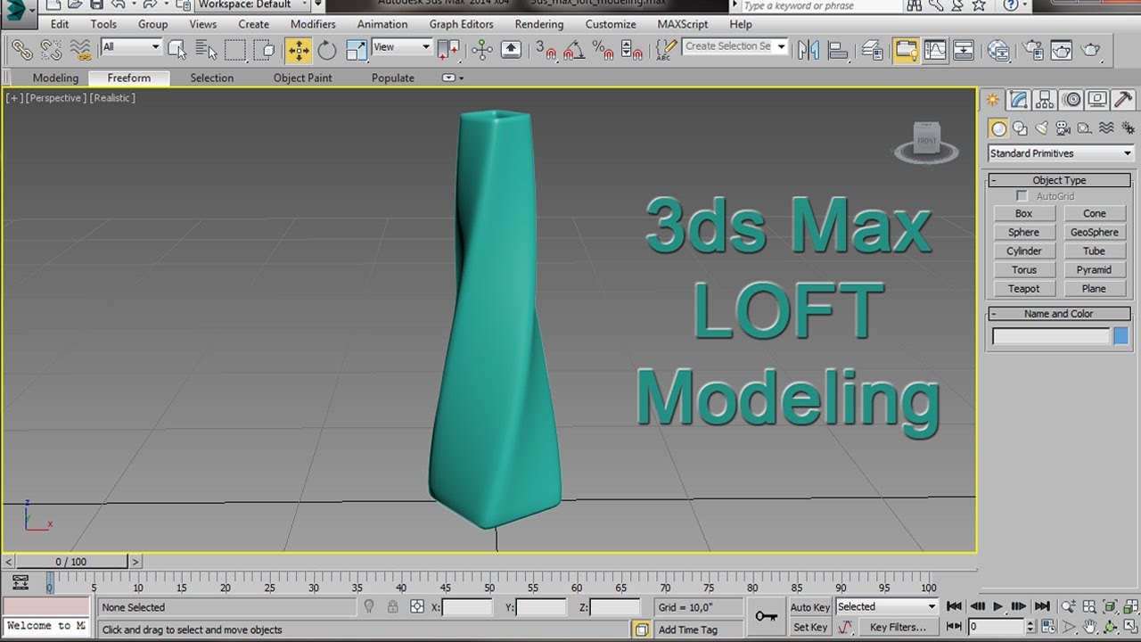 3ds Max Loft Modeling 3ds Max Create Graph Model