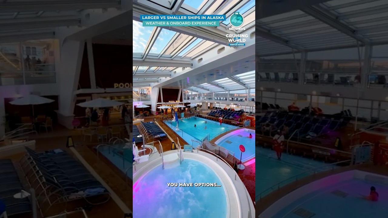 Large vs. Small Cruise Ships in Alaska: Weather and Onboard Experience #alaskacruise #cruisetips