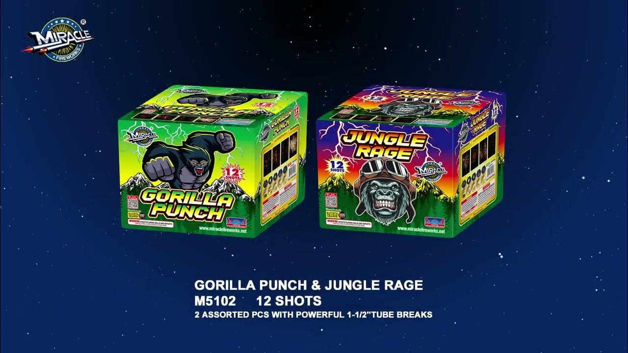 GORILLA PUNCH & JUNGLE RAGE 12 SHOTS M5102 YouTube