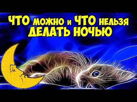 ЧТО МОЖНО И ЧТО НЕЛЬЗЯ ДЕЛАТЬ НОЧЬЮ. ПРИМЕТЫ НА НОЧЬ