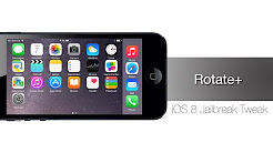 Rotate+ brings iPhone 6 Plus Landscape mode to all iPhones - iPhone Hacks, iPhone 6 Plus Landscape Features, iPhone 6 / iPhone 6 Plus Landscape Mode, iOS 11 DARK MODE, Turn the iPhone sideways for extra landscape features, How to change iPhone 6 Plus Home Screen to Landscape