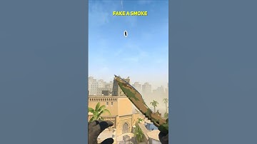 FAKE A SITE SMOKE FROM APP MIRAGE CS2 #shorts
