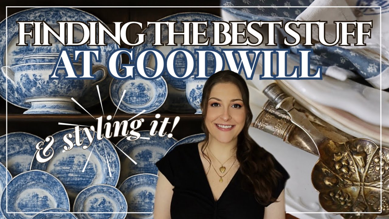 INCREDIBLE THRIFTING AT GOODWILL! | STYLED THRIFT HAUL | Thrift With Me, Home Decor