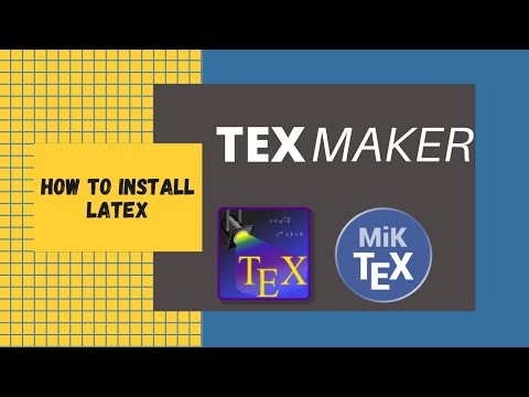 فيديو: كيف أستخدم TeXmaker؟