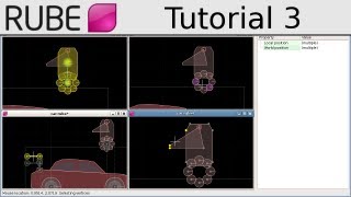 RUBE editor tutorial 3/18 - Edit modes, selecting, and the cursor