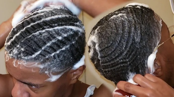 HOW TO DO THE WASH N STYLE FOR 360 WAVES | How to wash your waves