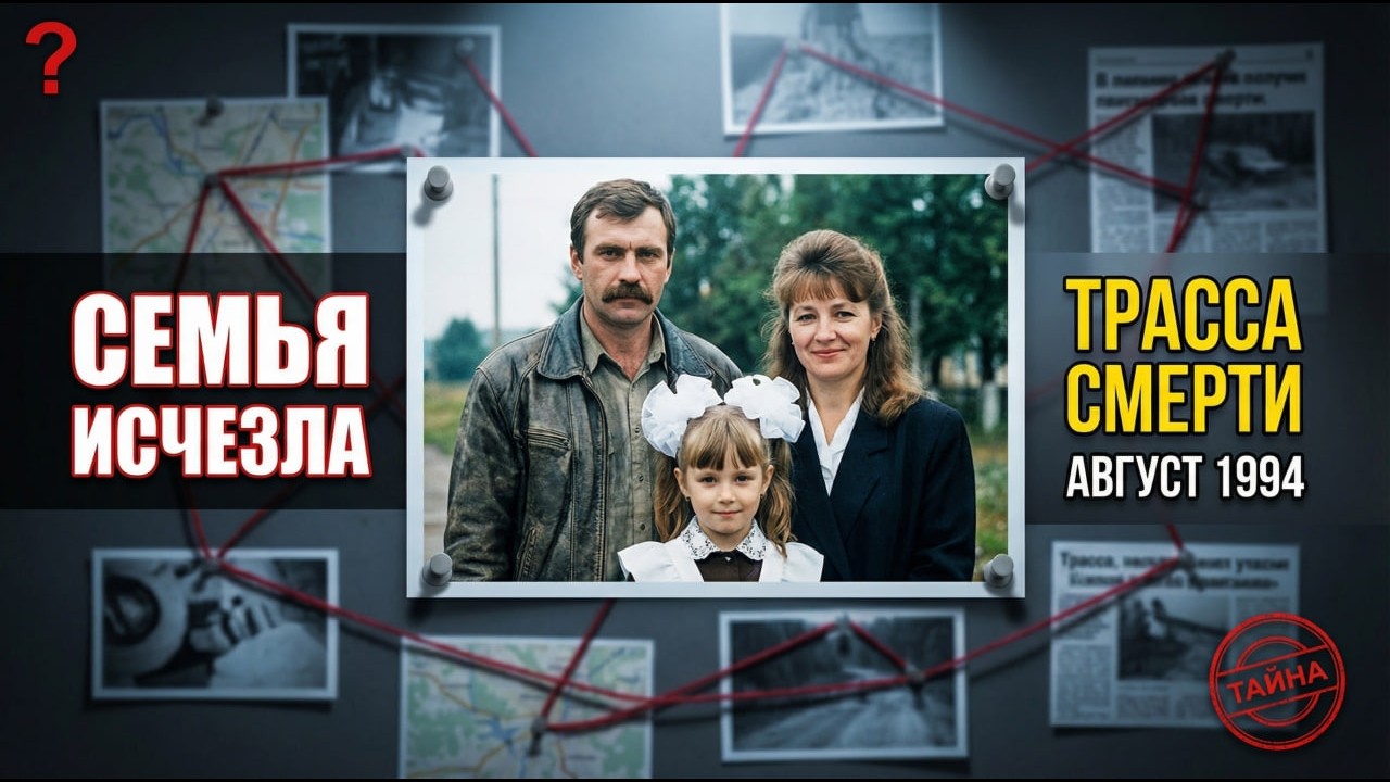 Семья дальнобойщика исчезла в 1994-м. Через 30 лет фуру нашли в болоте