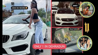 NIGERIAN GIRLS ASKED FOR A DRIVE IN AMG| PUBLIC REACTION ON TOP | YASH WARDHAN VLOGS | VLOG1 |