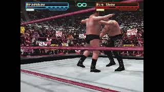 WWF SmackDown PS1 -Bradshaw VS Big Show - XRGB-mini Framemeister