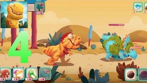 Dino Bash: Gameplay Walkthrough Part 4 (T-Rex)
