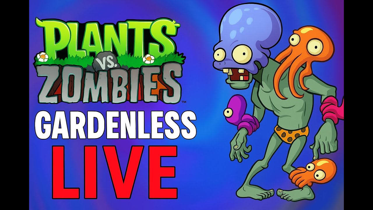 Plants vs Zombies Gardenless LIVE 🔥 | Extreme No Garden Challenge | PVZ ...