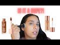 ELF HALO GLOW LIQUID FILTER VS. CHARLOTTE TILBURY FLAWLESS FILTER...IS IT REALLY A DUPE?! OMG