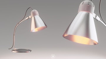 Desk lamp | Lamp | Realistic | Blender