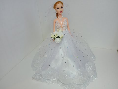 Кукла шкатулка своими руками/ Платье невесты