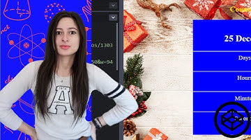 🌍Timer Countdown - Christmas edition (CSS + JS) LIVE!