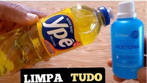MORRIA E NAO SABIA: e só bater ACETONA no DETERGENTE e não precisa mais compra no mercado