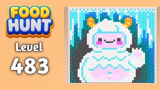 Food Hunt Pixel puzzle level 483 walkthrough solution gameplay 