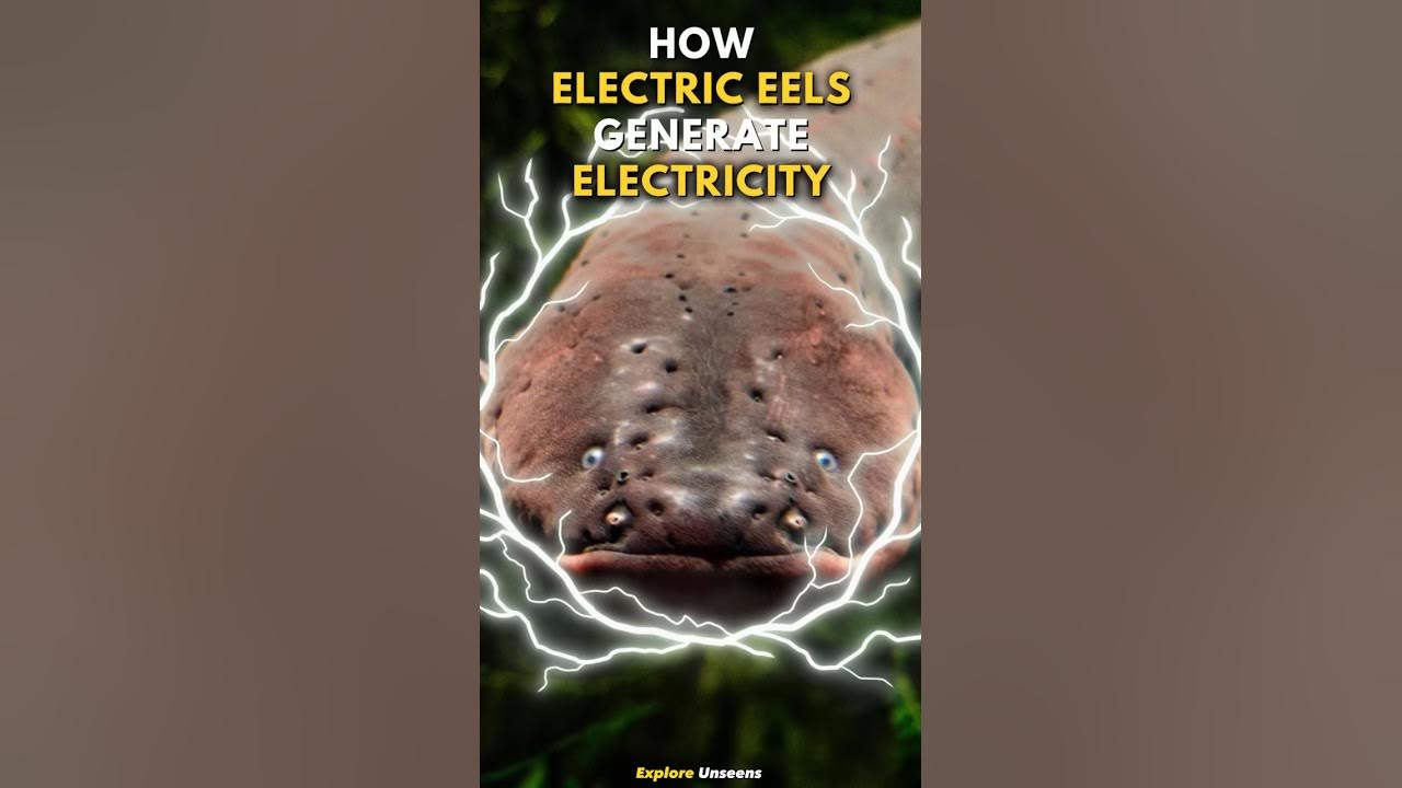 How Electric Eels Generate Electricity? #electriceel #eel #shorts