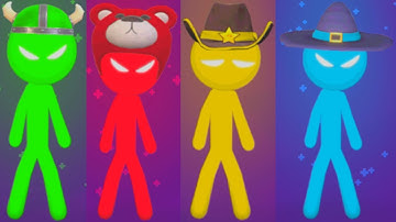 THE STICKMAN MINI GAMES TOURNAMENT Gameplay Walkthrough STICKMAN PARTY (Android,IOS)