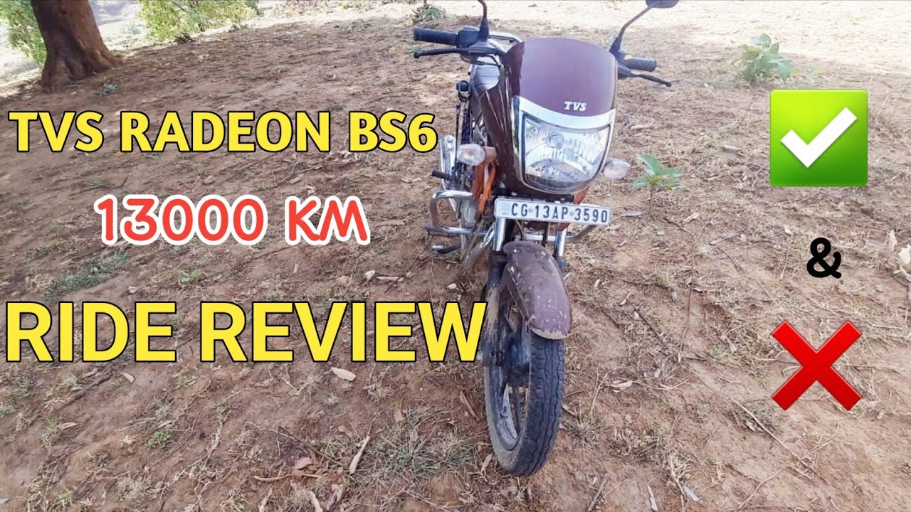 Tvs radeon bs6 110cc | 13000 km Ride Review - YouTube