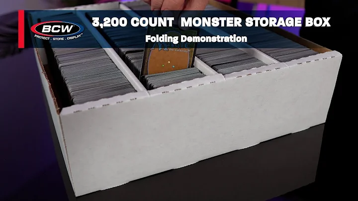 3200 Count Monster Storage Box Folding Demo