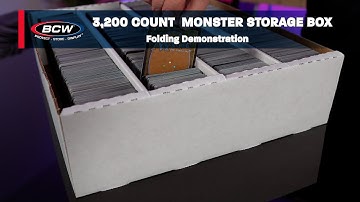 3200 Count Monster Storage Box Folding Demo