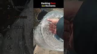 Ranking Best Ice Moments #asmr #snow #funny #odlysatisfying #ice #satisfying #fyp
