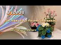 3 ideas diy flower basket made with pipe cleanerscraft handmade diy strawberry rose oxalis