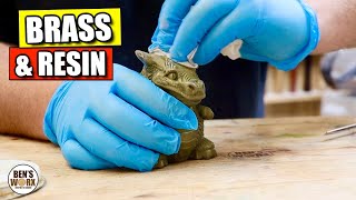 Cold Casting a Brass Dragon Using Epoxy Resin