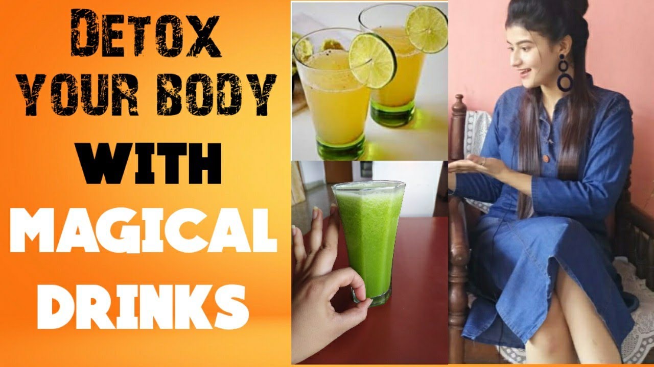 Daily Detox Drinks debloat, cleanse, weight loss, hair fall, clean skin//Grace with beauty