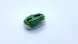 Кольцо Инопланетянин из бисера