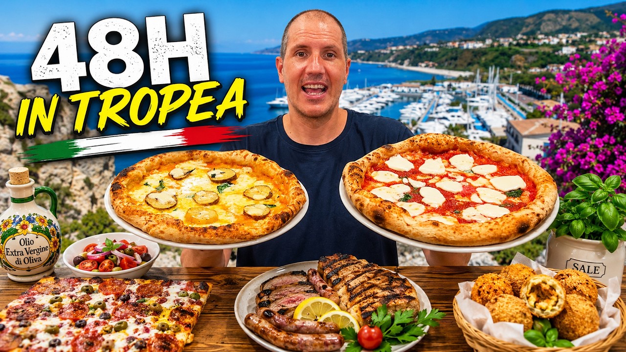 ITALIAN FOOD in TROPEA - Pizza & Calabrian Grilled Meat