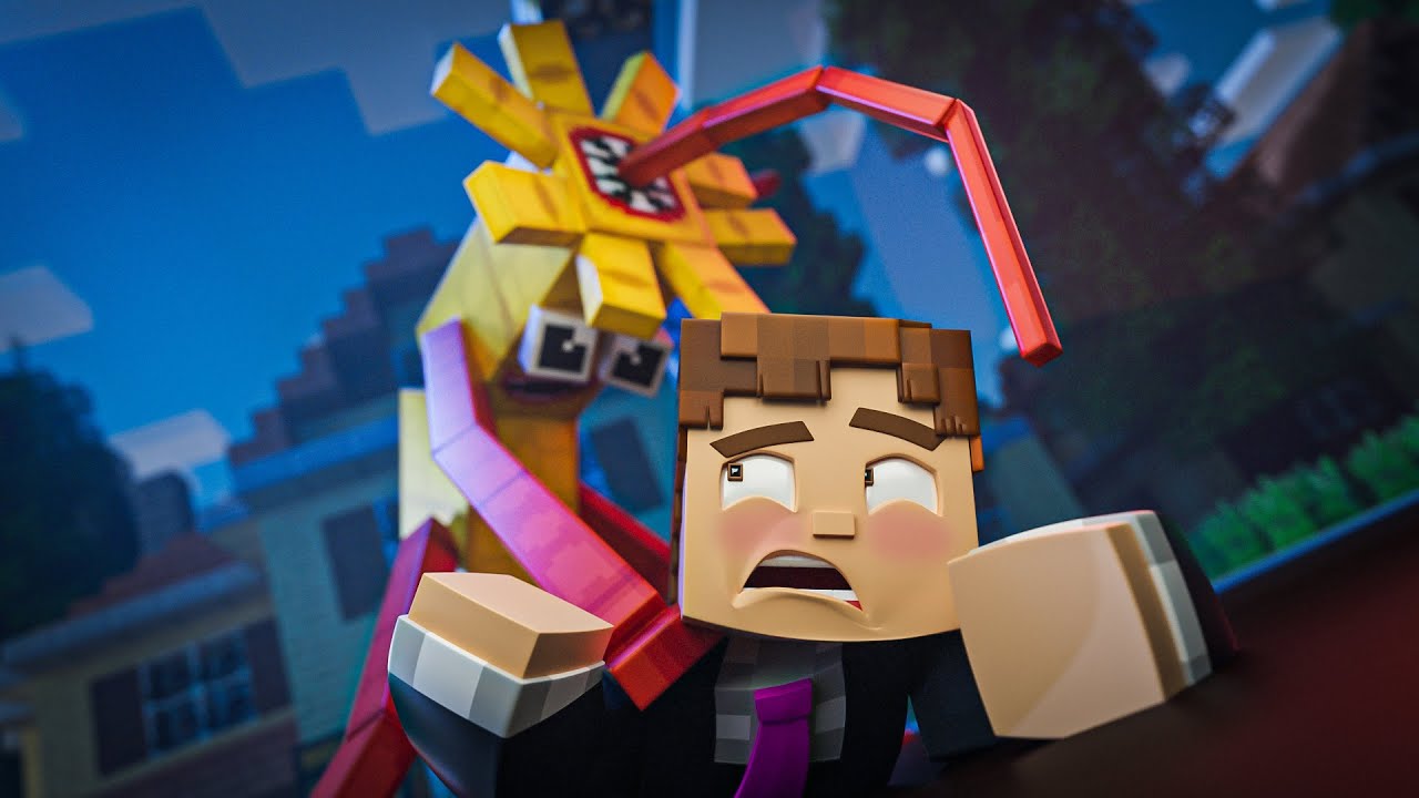BANANA EATER ME ATACOU NO MINECRAFT !! ( TREVOR HENDERSON ) AVENTURA COM MODS