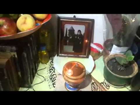 Мироточение иконы Гавриила Ургебадзе 