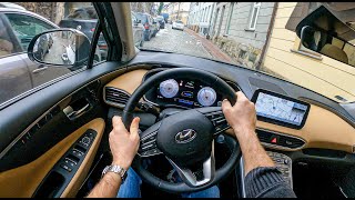 NEW Hyundai Santa Fe 2021 (4WD 230HP) | POV Test Drive #672 Joe Black