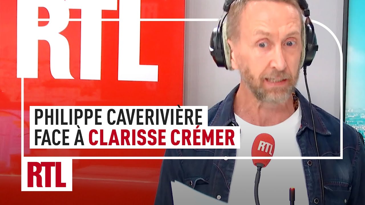 Philippe Caverivière face à la navigatrice Clarisse Crémer