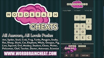 WordBrain Lion 4 Cheats | WordBrain Cheats | Lion 4 Answer