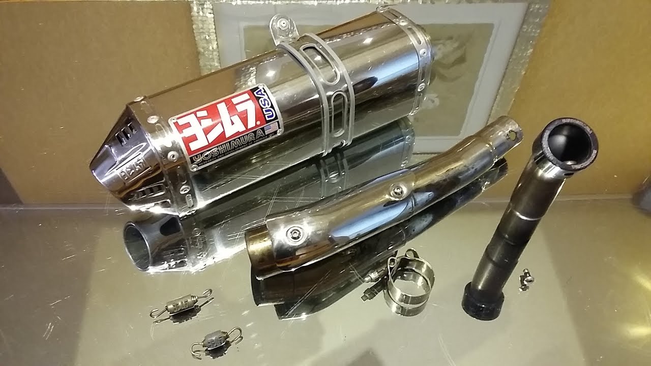 Yamaha R6s Yoshimura TRC Stainless SlipOn Exhaust Gascon YouTube