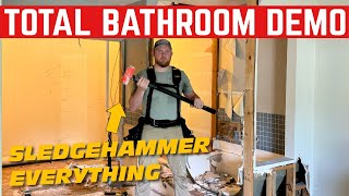DEMOING A Bathroom The HGTV Way Is Really STUPID by WatchJRGo 34,774 views 3 days ago 13 minutes, 45 seconds