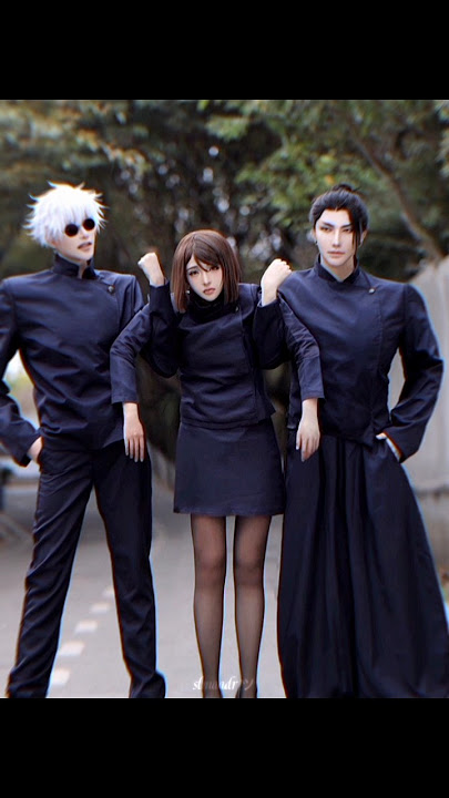 Trio apa ini wehh??😫☝🏻|| Cosplay JJ #anime #cosplay #jujutsukaisen #shortanime #gojo #geto