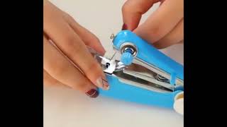 Handheld Mini Sewing Machine Portable Pocket Stitching Machine for Quick Repairs, Travel, DIY