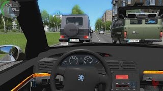 City Car Driving - Peugeot 406 Taxi Marseille | Street Racing screenshot 5