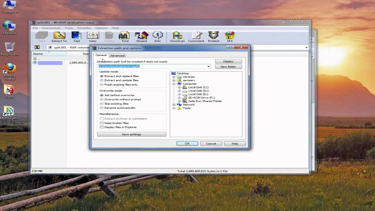 001 extract how to files WinRAR to using   files .001 How just YouTube extract