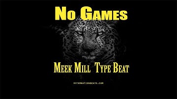 No Games│Meek Mill Type Beat│Limited Time Free Download