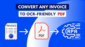 Tutorial: How to convert invoices to OCR-friendly PDFs