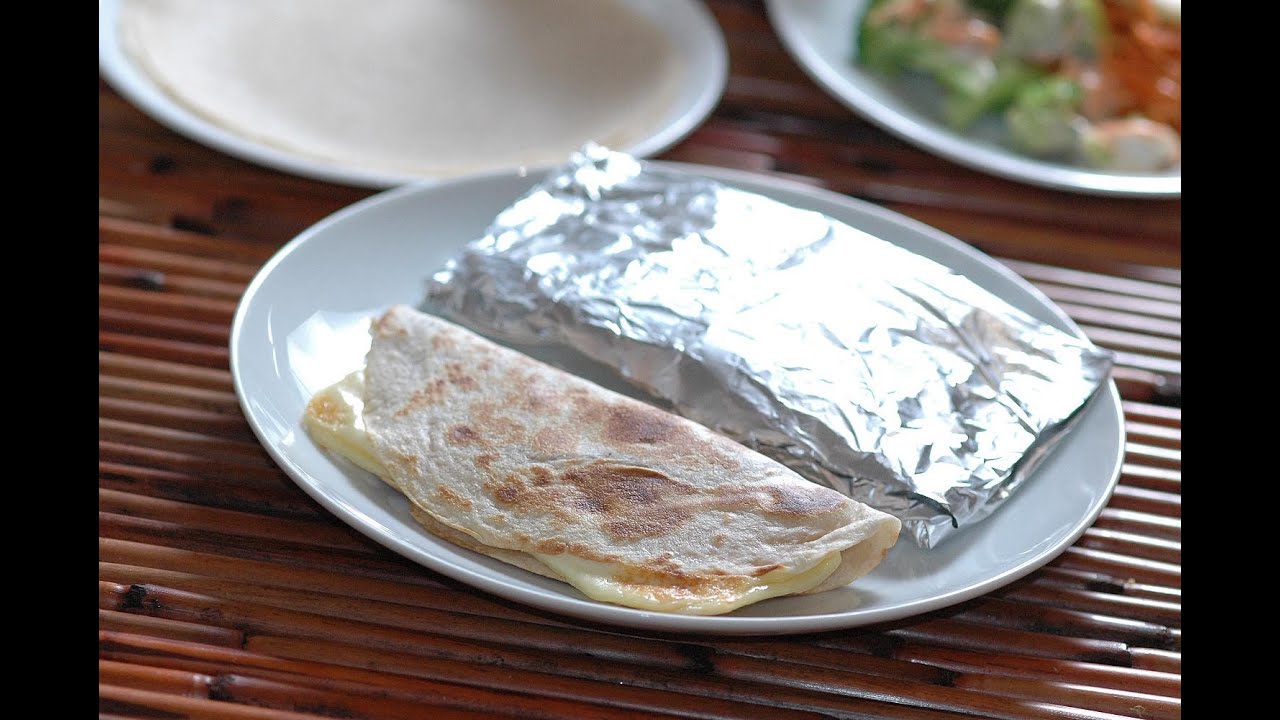 Quesadillas de harina con frijoles y queso Fácil de preparar YouTube