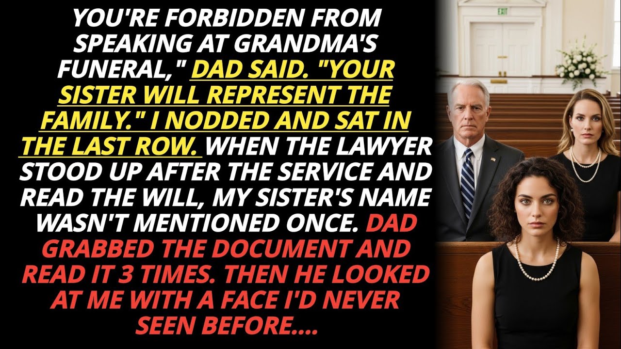 They Silenced Me at Grandma's Funeral Until Her Will Revealed a Secret That Changed Everything