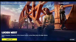 Fortnite Lucien West Item Shop Showcase